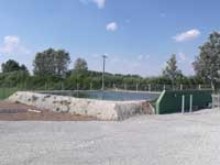 Terménytároló épület terménytisztító berendezéssel Nemesnádudvar